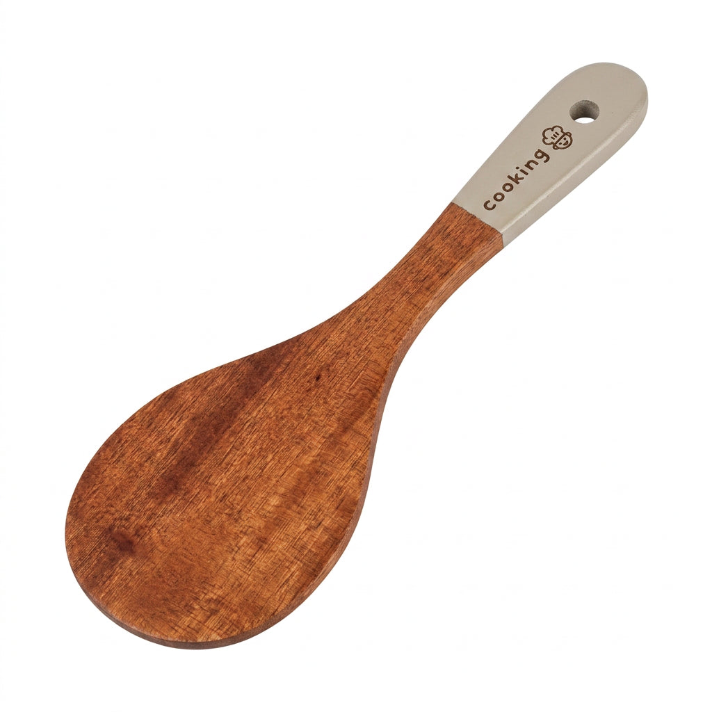 Espátula de Madera Ébano Antiadherentes. Resistente al calor, ideal para saltear